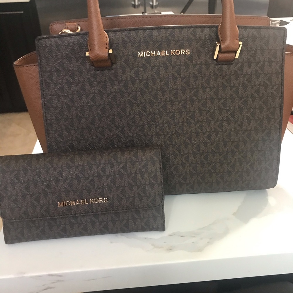 Mk handbags with wallet